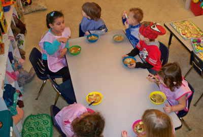 child care food, Preschool, childhood learning, bilingual day care